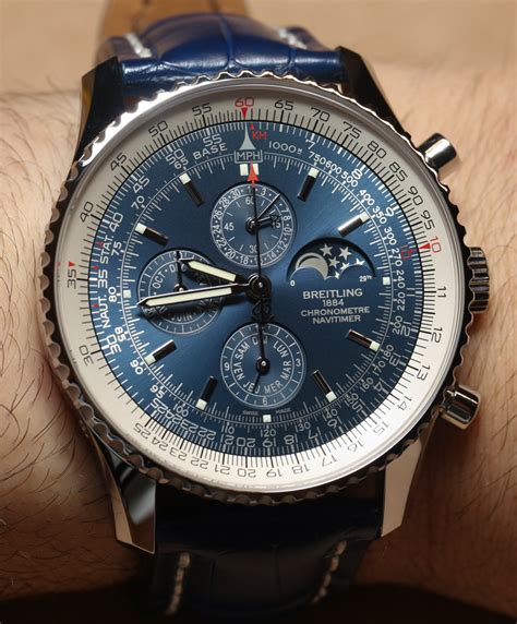 breitling watches red face|Breitling navitimer blue dial.